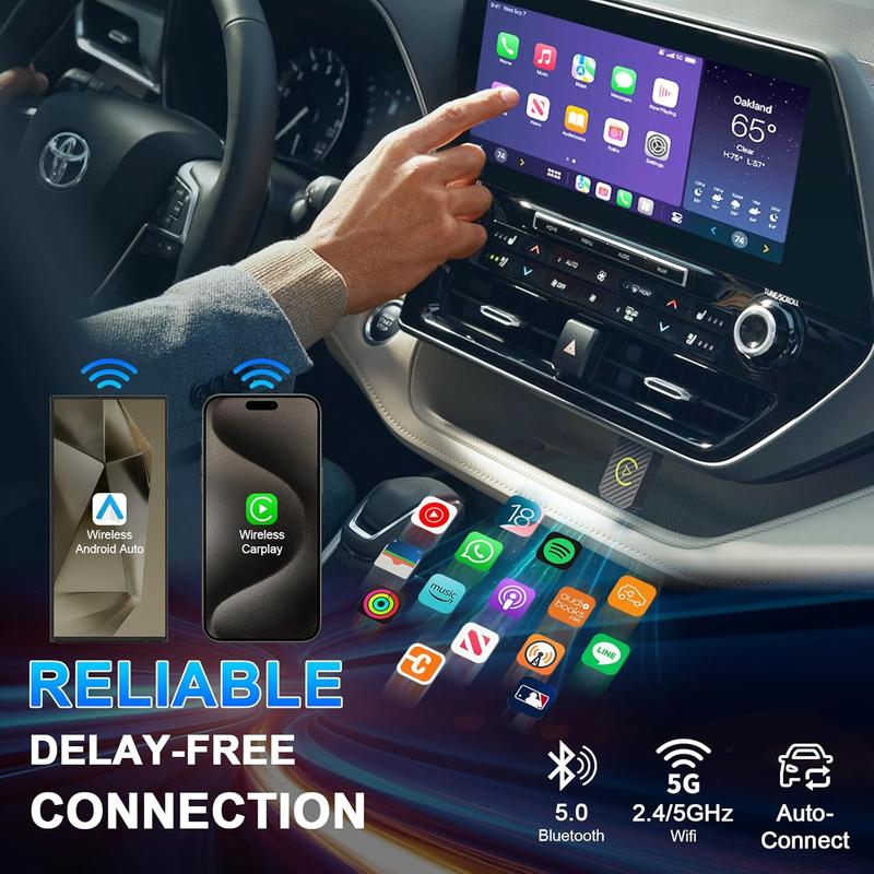 46% OFF ⏳ 6-Hour Flash Deal! Don't Miss Out! 💥 Mini Wireless CarPlay Adapter