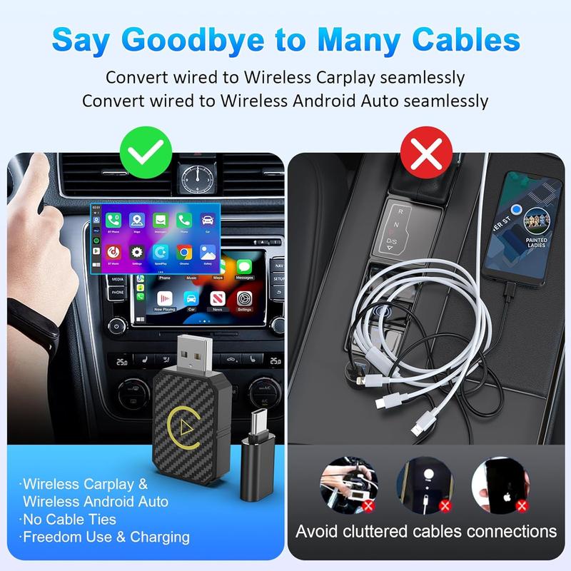 46% OFF ⏳ 6-Hour Flash Deal! Don't Miss Out! 💥 Mini Wireless CarPlay Adapter